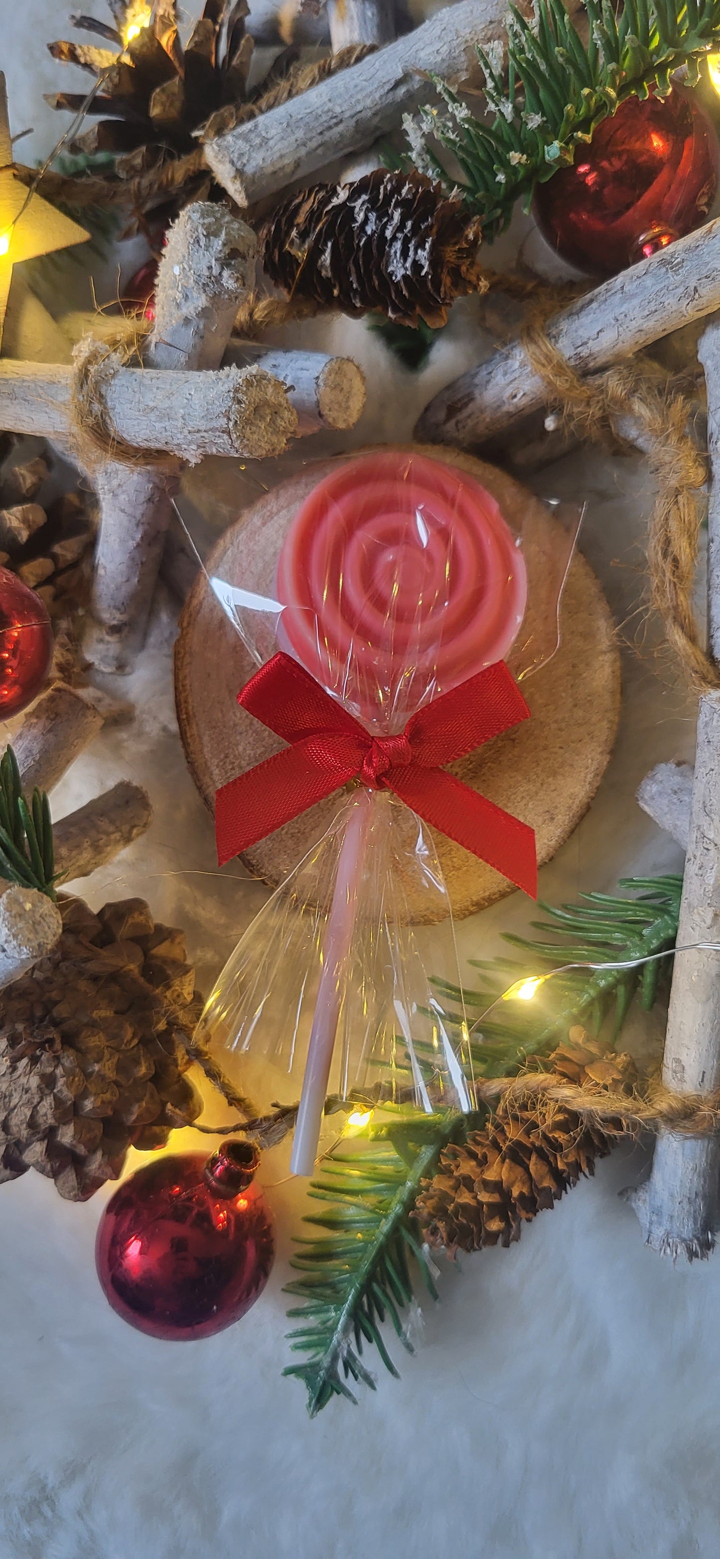 Sucette fondante parfumée "Sucre d'orge"