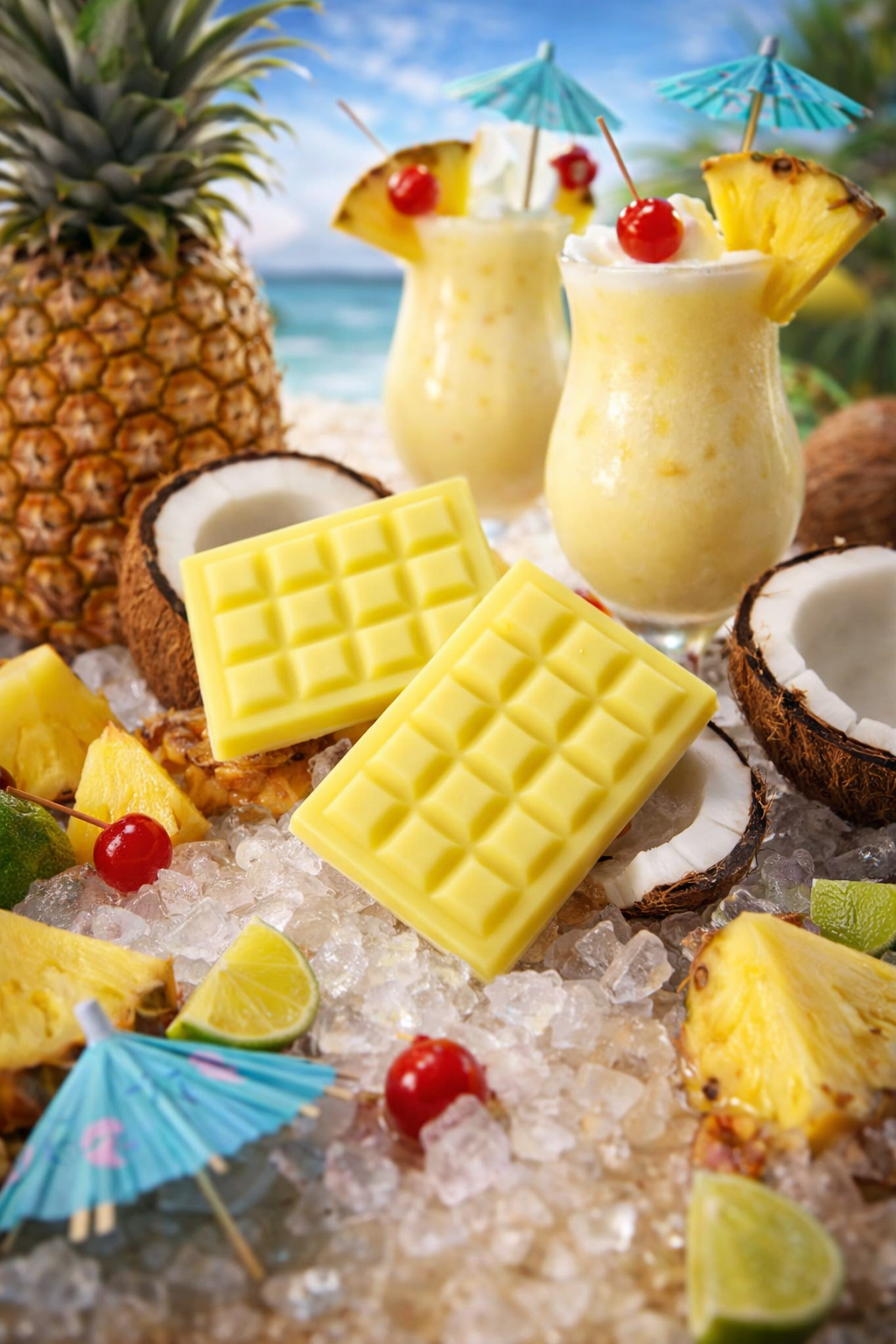 Fondant parfumé " Pinacolada "