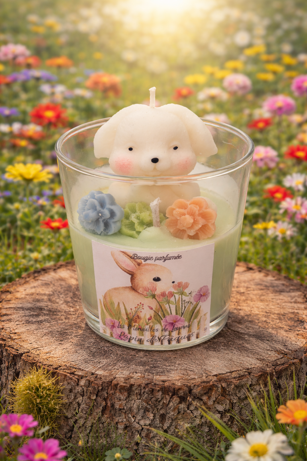 Bougie " Ma petite lapine "