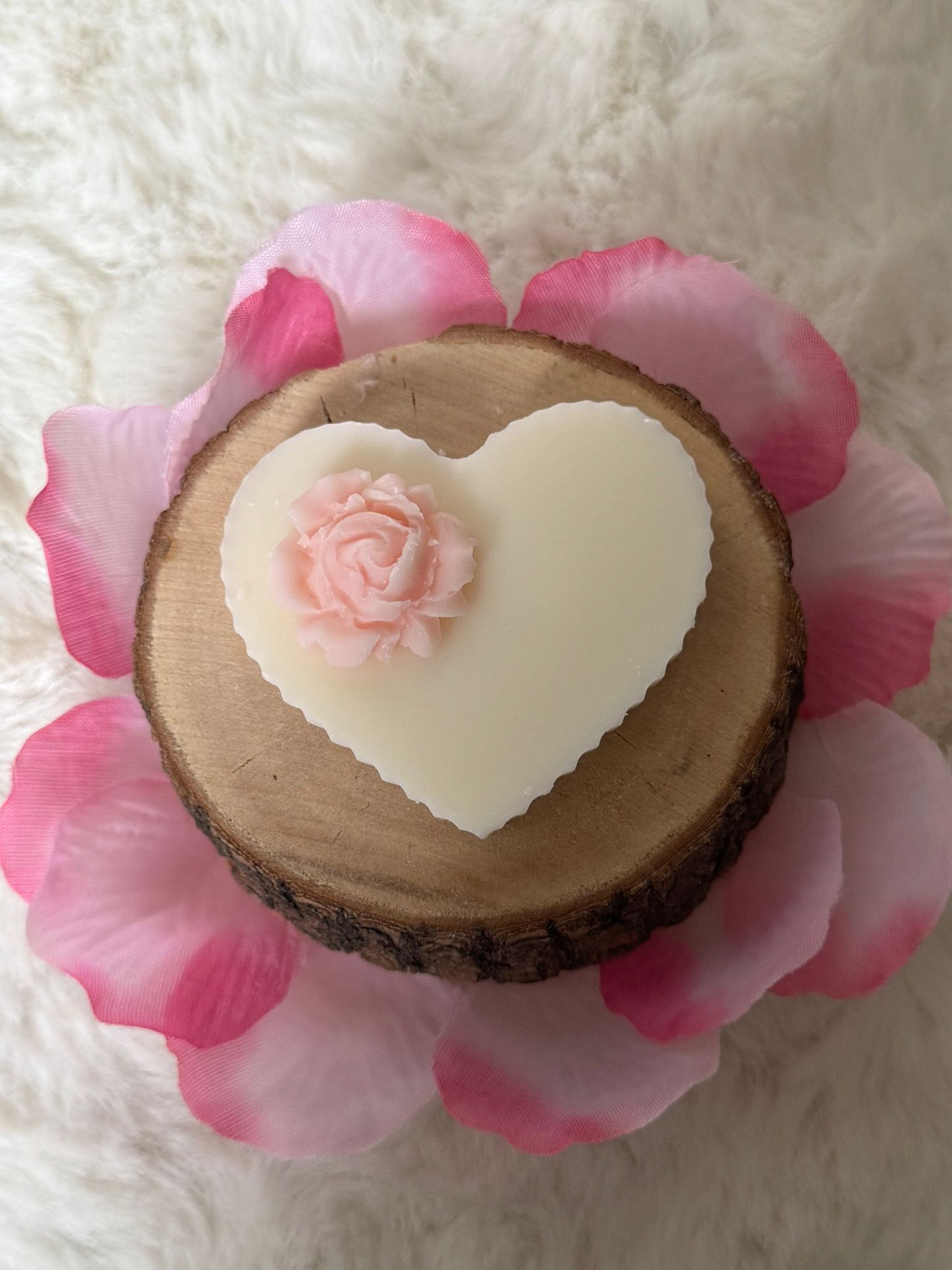 Fondant "Cœur rose vanillée"