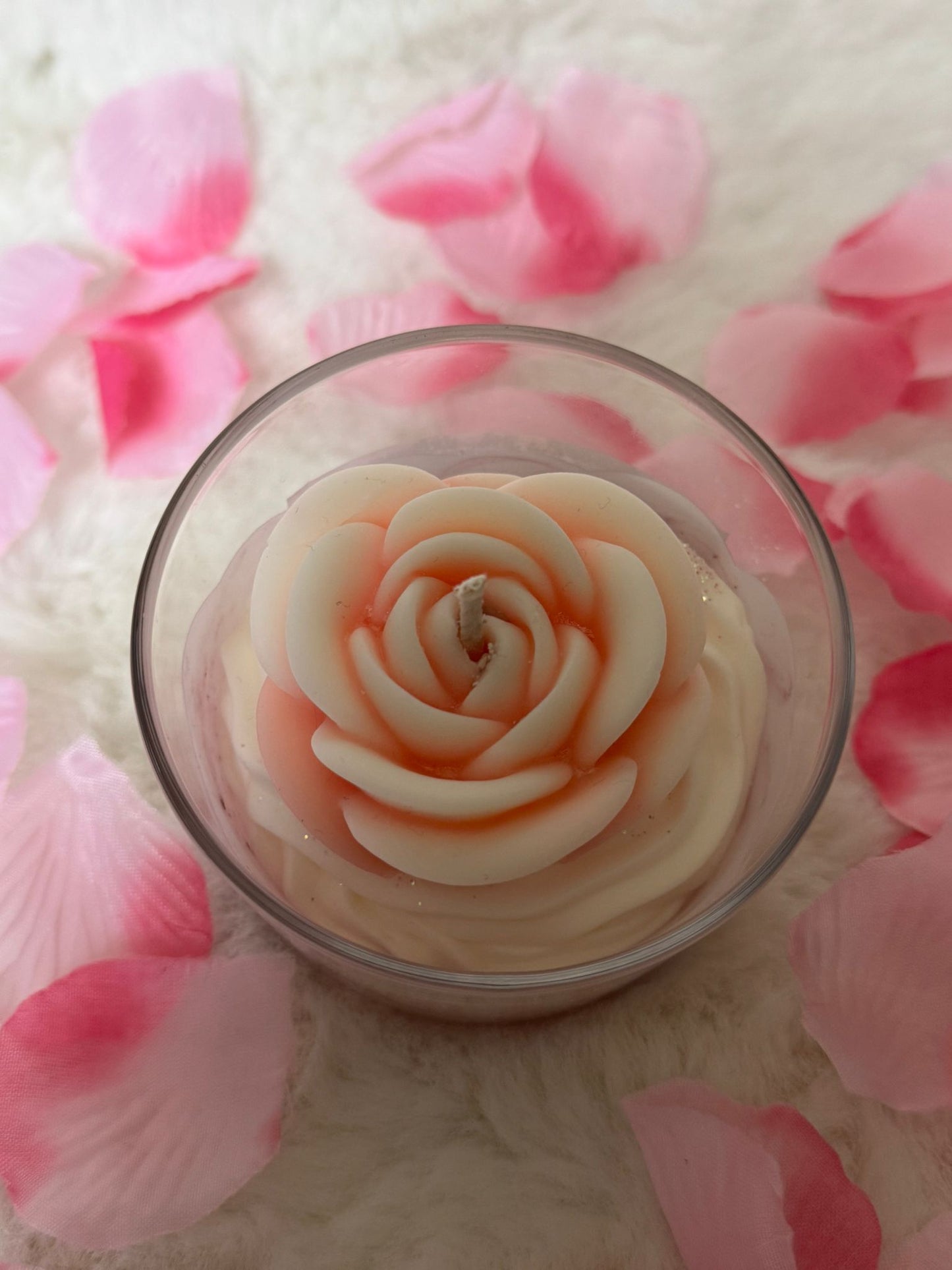 Bougie "Secret de rose"