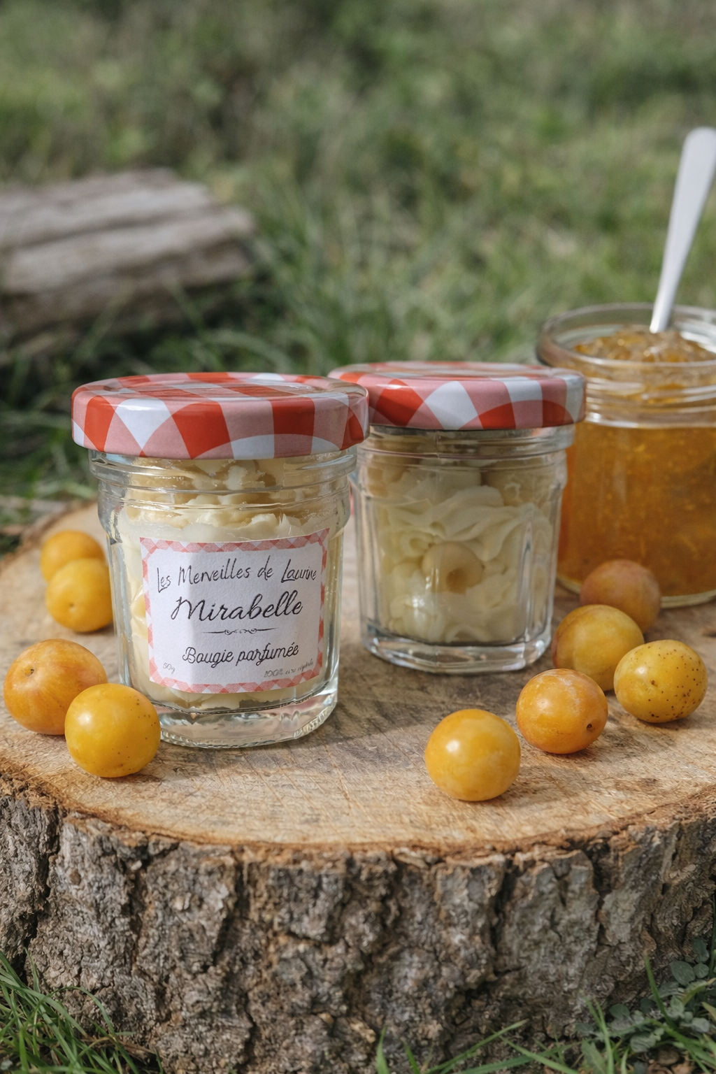 Coffret bougies parfumées " Les bonnes confitures "