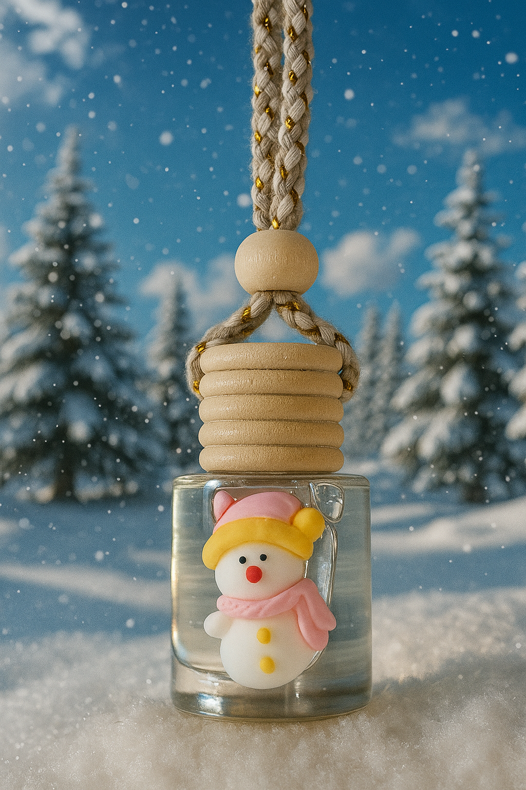 EDITION LIMITEE Diffuseur voiture " Bonhomme de neige "