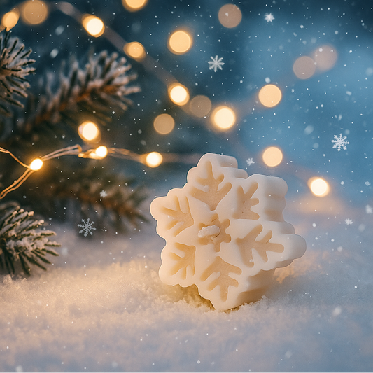 Bougie "Flocon de neige"