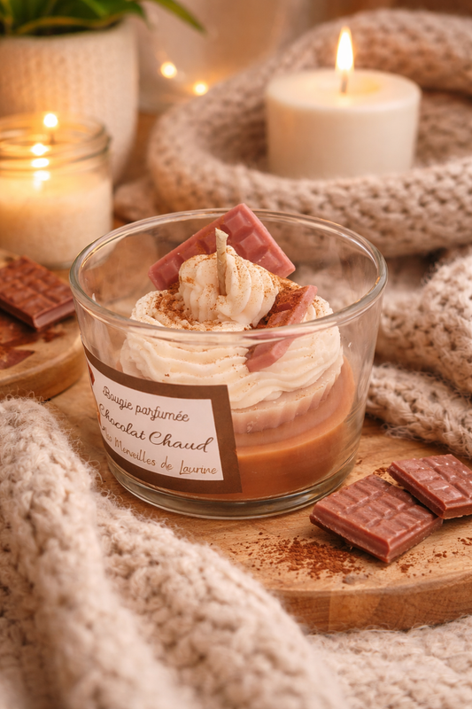Bougie " Chocolat chaud "
