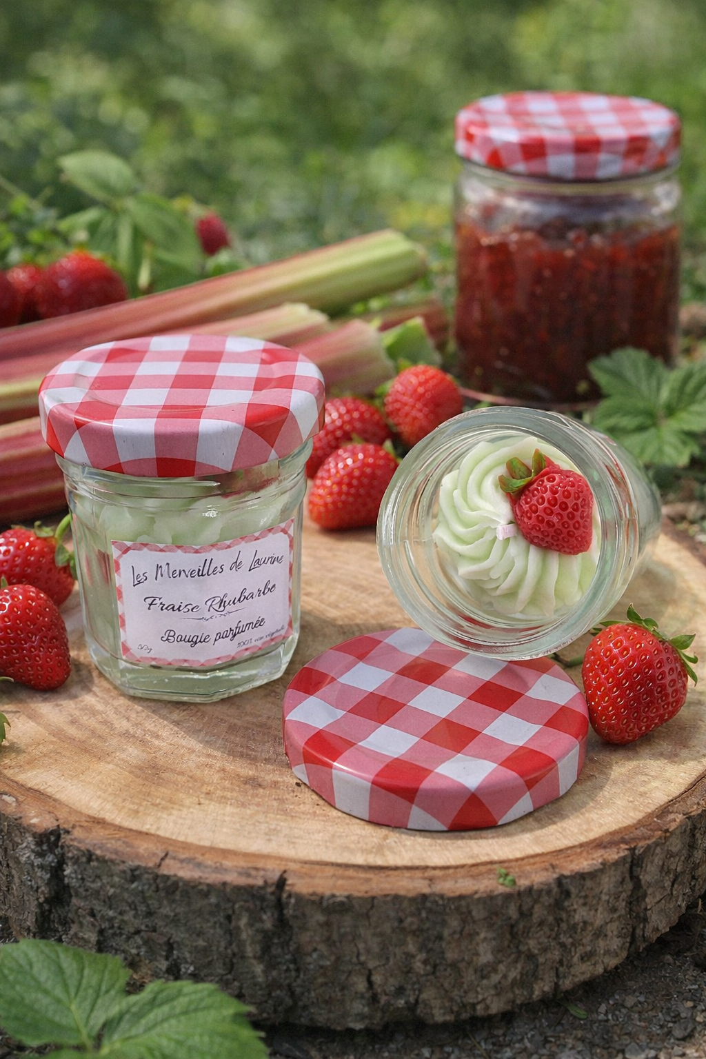 Coffret bougies parfumées " Les bonnes confitures "