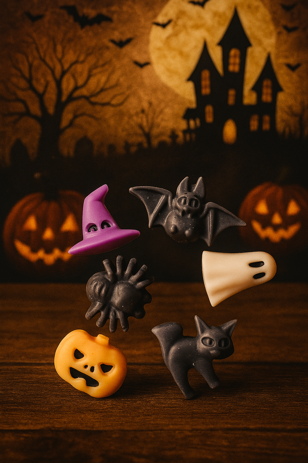 Fondants parfumés " Bonbons d'halloween "