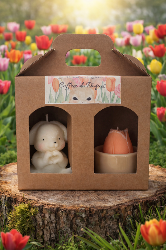 Bougie " Coffret Lapin de Pâques "