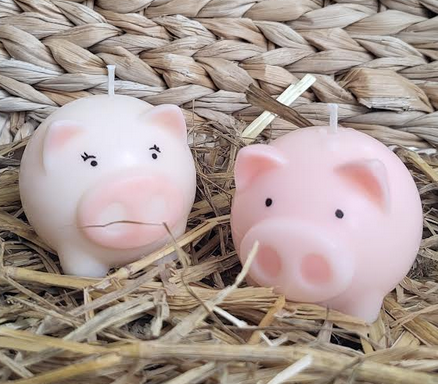Bougie "Mr & Mrs Pig"